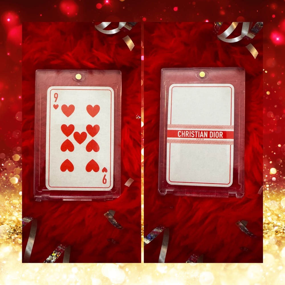 ❤️‍🔥DIOR Luxe Vintage Collector/Playing Card- 9 of ❤️